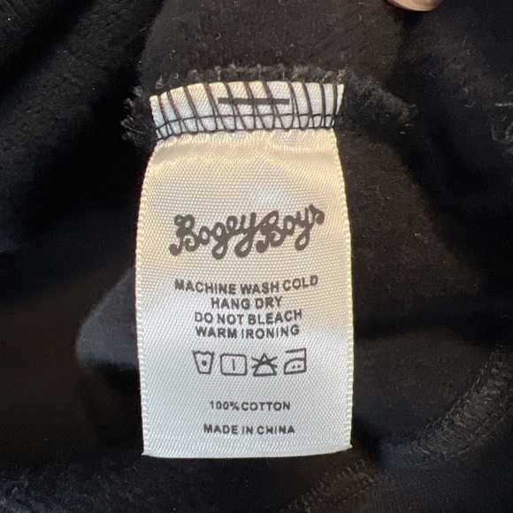 Bogey Boys NEW Mens Large Black White Crewneck Sweatshirt Golf Macklemore - Picture 6 of 9